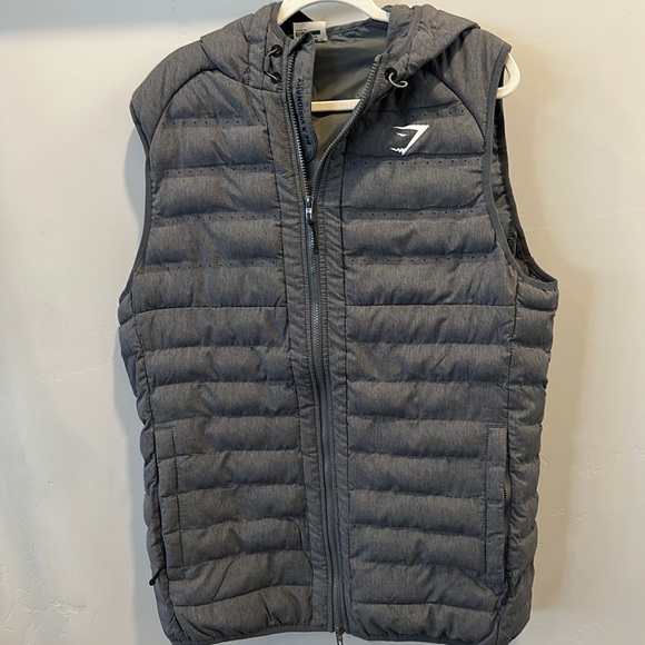 Gymshark Jackets & Coats Gymshark Hooded Vest Poshmark